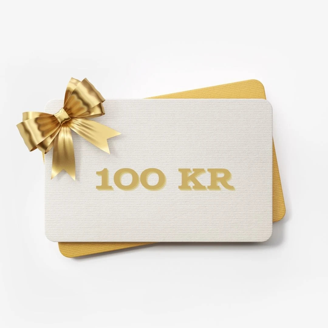 Presentkort 100 kr på borgertdesign.se