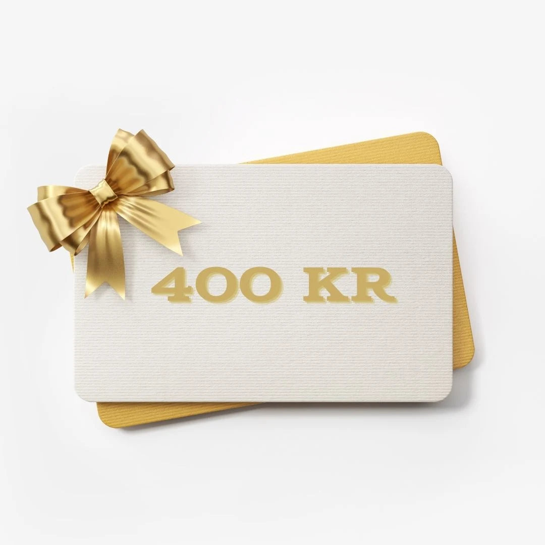 Presentkort 400 kr på borgertdesign.se